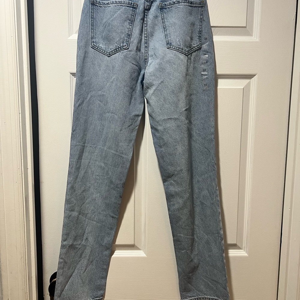 PacSun Women's Boyfriend Jeans - Light Blue
